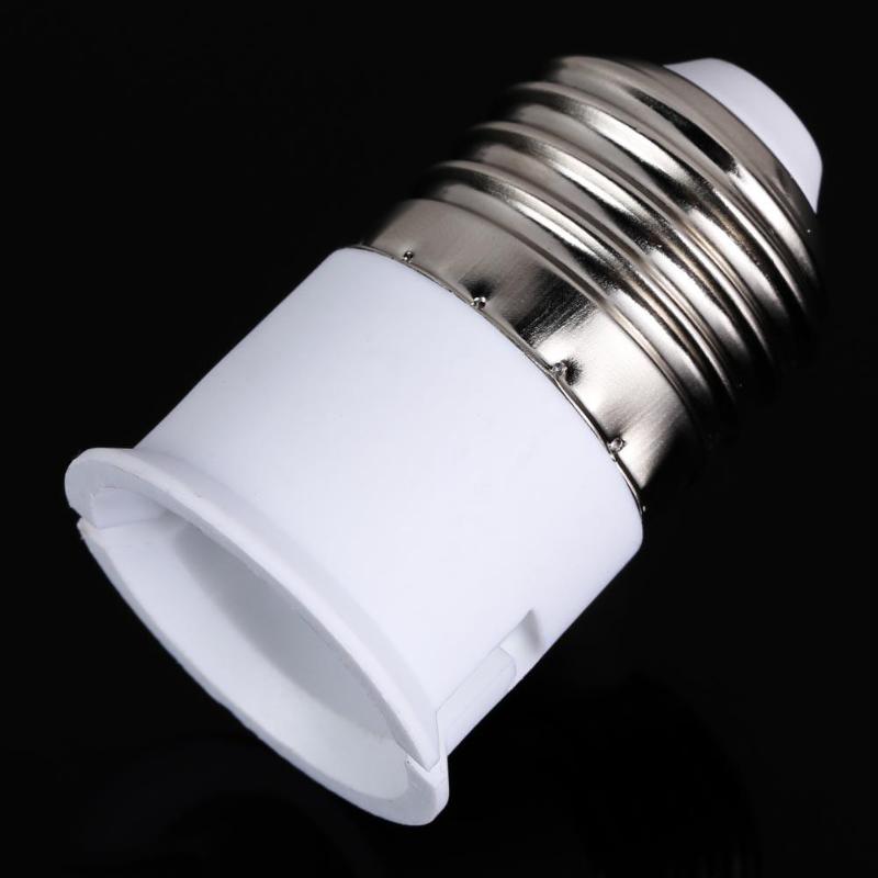 5pcs E27 to B22 Light Lamp Bulb Fireproof Holder Adapter Converter Socket Base Bayonet Cap to Edison Screw