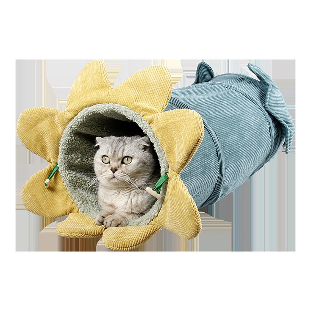 Nette Folding Gemüse Form Warme Pet Tunnel Hunde Nest Katzen Spielzeug