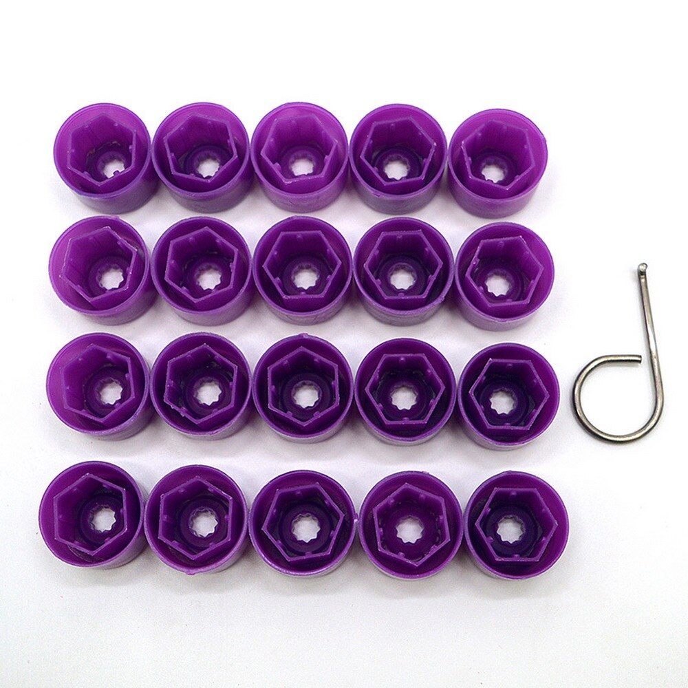 Aqxreight - 20 stks 19mm Auto Wielmoer Caps Auto Hub Schroef Cover Bout Velgen Exterieur Bescherming Past voor alle 19mm schroef(zwart Aqxreight - 20 stks 19mm Auto Wielmoer Caps Auto Hub Schroef Cover Bout Velgen Exterieur Bescherming Past voor alle 19mm schroef(zwart