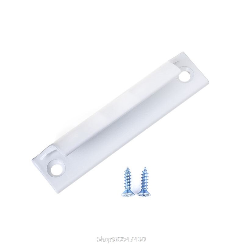 Aluminum Alloy Door Handle Push-pull Balcony Gate Window Pulls Knob Furniture D14 20: white