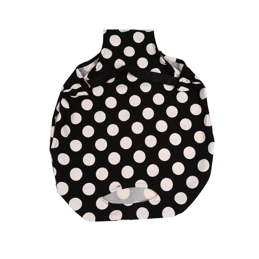 Travel Luggage Suitcase Protective Cover Trolley case Travel Luggage Dust cover Travel Accessories Apply(Only Cover) TR881402: black white dots / S