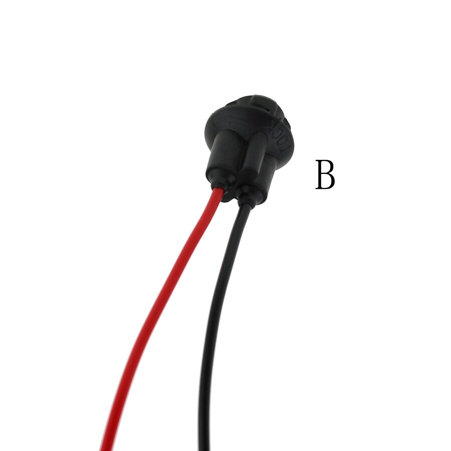 Yccpauto  t10 w5w lamphållare glödlampor adapter sockel led ljus plast biltillbehör kontakt 4 st: B