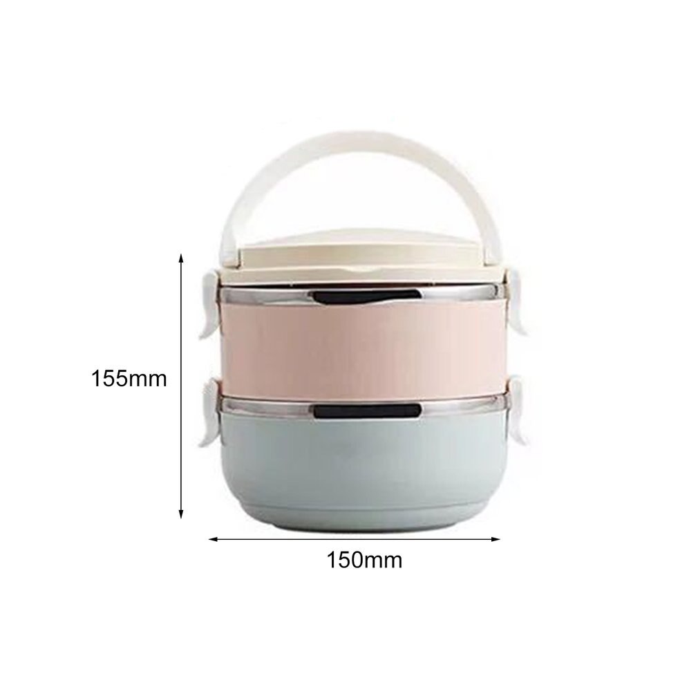 Compact Size Home Office Lunch Box Thermal Food Container Bento Box Thermos Stainless Steel Lunch Box For Kids Portable Picnic