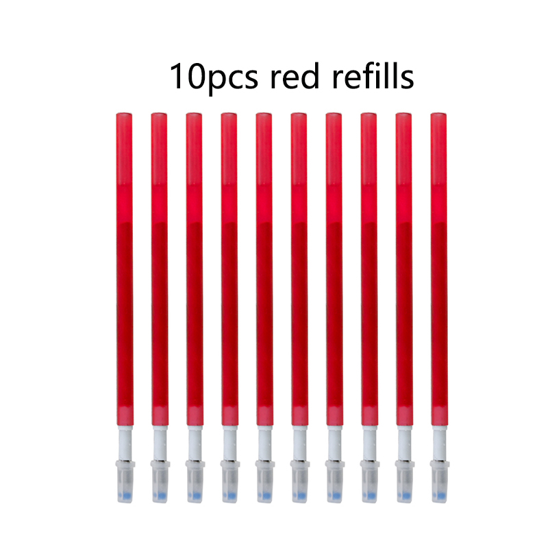 Bolígrafo de Gel borrable 3 en 1, 5 colores, 0,7mm, tinta mágica roja, azul y negra, escuela, oficina, papelería de escritura Kawaii multifuncional: Otro