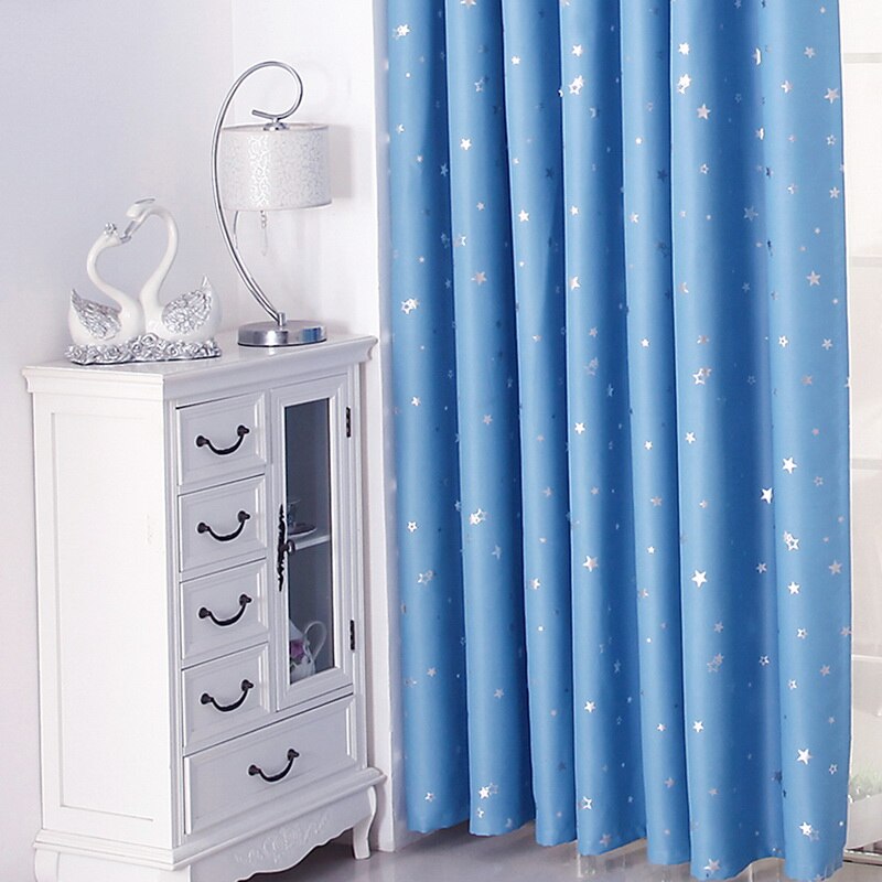 Cortinas opacas de tela gruesa de 100x130cm para sala de estar, cocina, cortinas largas, modernas, para dormitorio: sky blue
