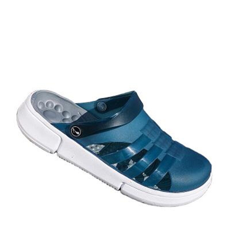 Sommar herr sandaler vatten strand herr bekväma tofflor herr sandaler herr skor med hål för män halkfria sandaler мужские сандалии