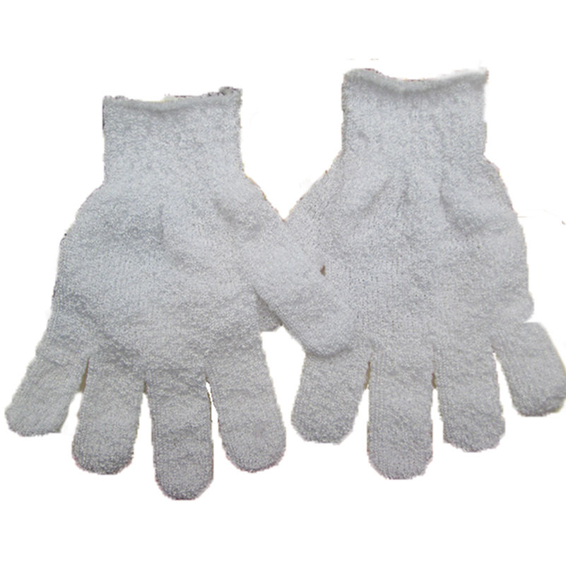5 st exfolierande badduschhandske för peeling vante handske för baddusch skrubbhandskar svamp bad dusch tvätta hud spa