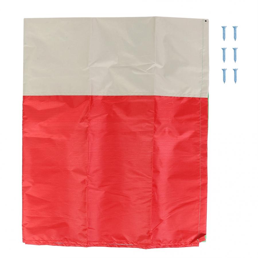 Huske kalesje 132 x 226cm 210d oxford klut utendørs hage markise takdekke huske kalesje hage tak kalesje: Rød