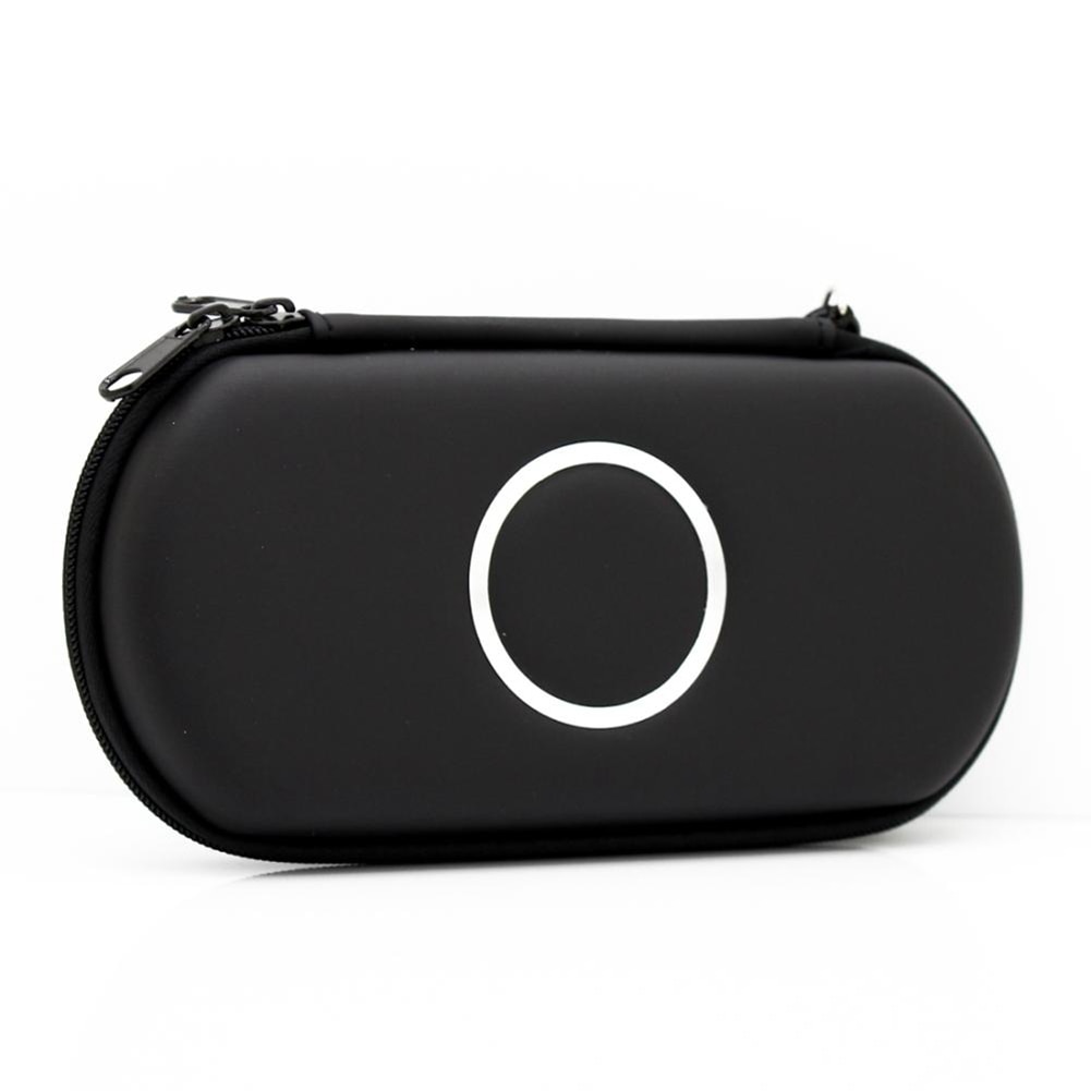 Rubber + plastic slanke reisdraagtas harde kaft opberghoes beschermhoes voor psp 1000/2000/3000 willekeurige kleur