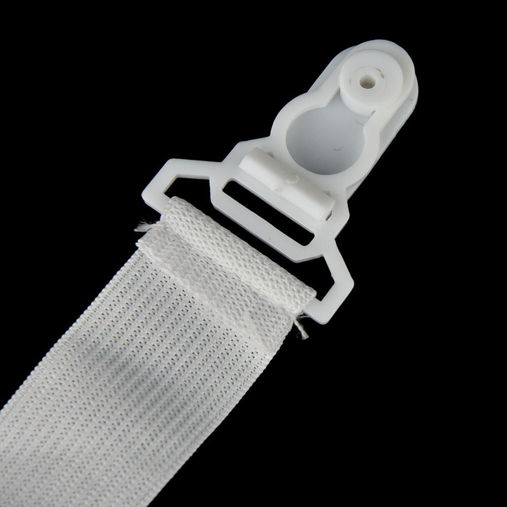 4 stk sengetøj madrasbetræk tæpper gribere klipholder elastisk justerbar sengetøj snor krogstropper strop seler