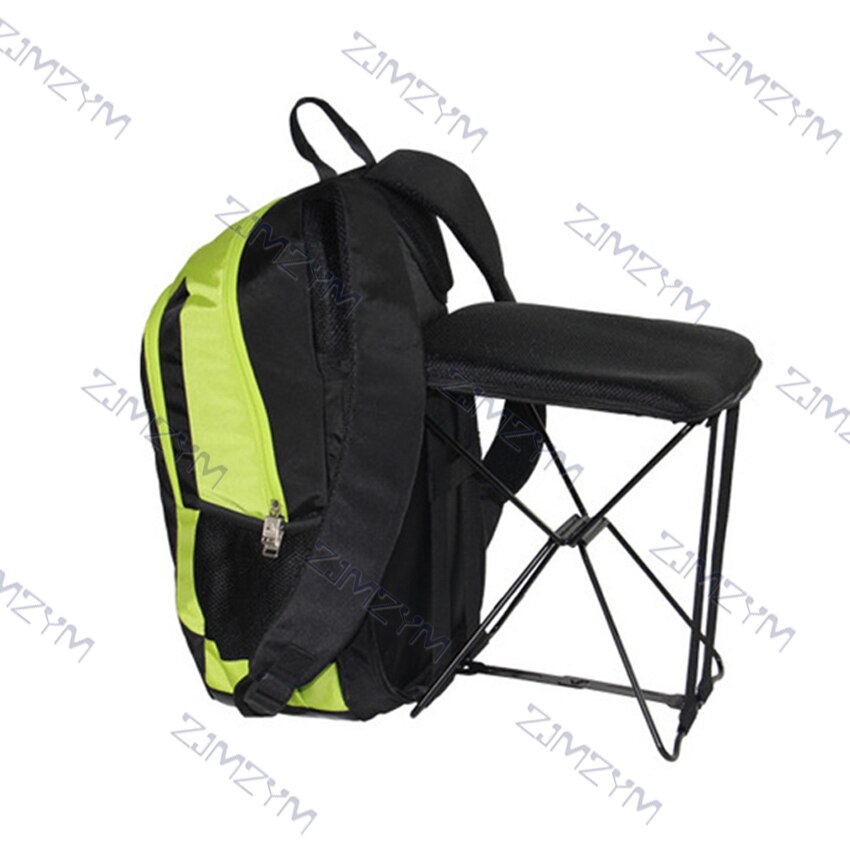 C1338 47L Vouwen Kruk Rugzak Mode Vouwen Vissen Stoel Rugzak Leisure Sport Outdoor Bergbeklimmen Wandelen Rugzak