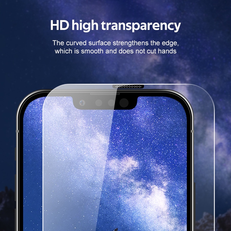 TBTIC Screen Protector for IPhone 15 14 13 12 11 ProMax X Xs XR Tempered Glass Privacy HD With Auto Alignment Install Box