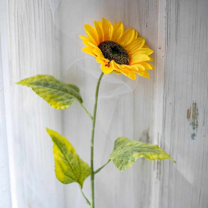Kunstig blomst solsikke taiyanghua bryllup hjem lille bundtet blomst kunstig blomst kunstig buket