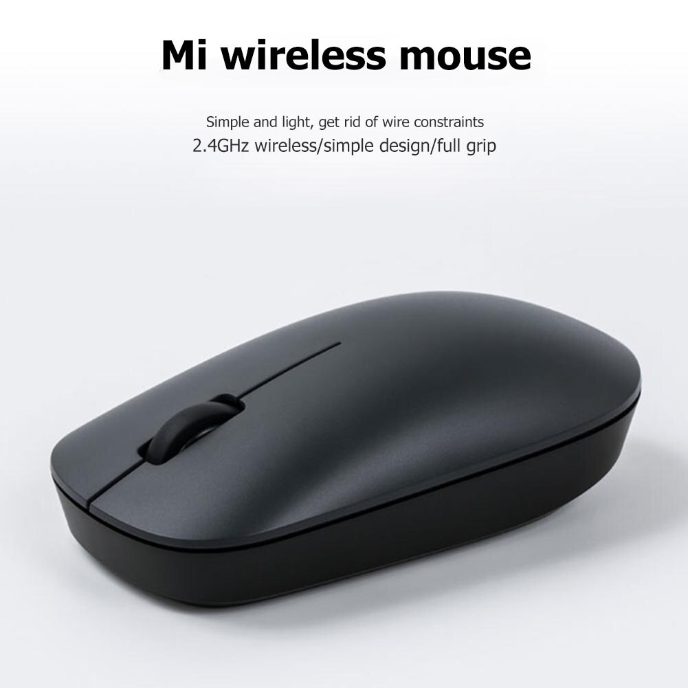 Xiaomi Ultrathin Wireless Mouse 2.4GHz 1000DPI Ergonomic Optical Mice Gaming Mouses For Laptop Windows 10