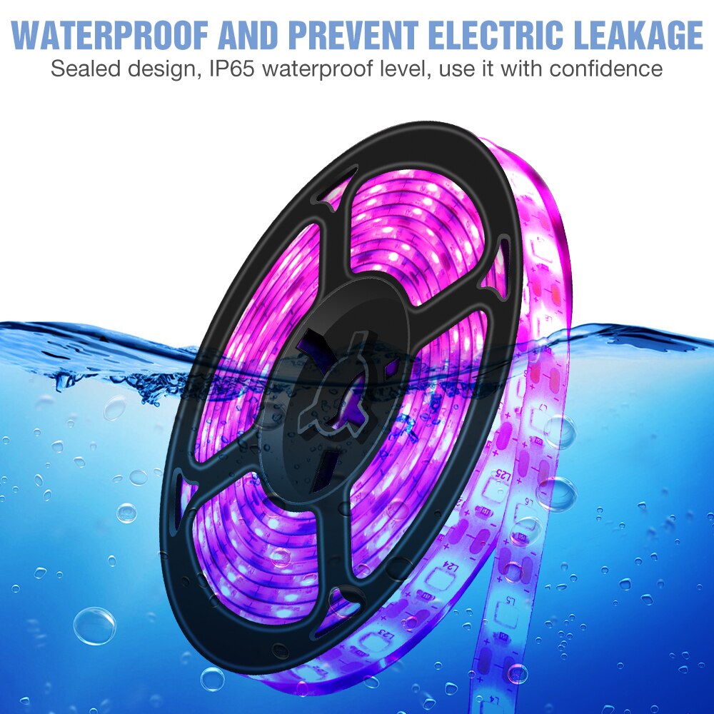 USB Plant Grow Light 5V Dimmable Strip Tape LED Full Spectrum Phyto Lamp Waterproof Seedling Fito LED Indoor Flower Growth 2835