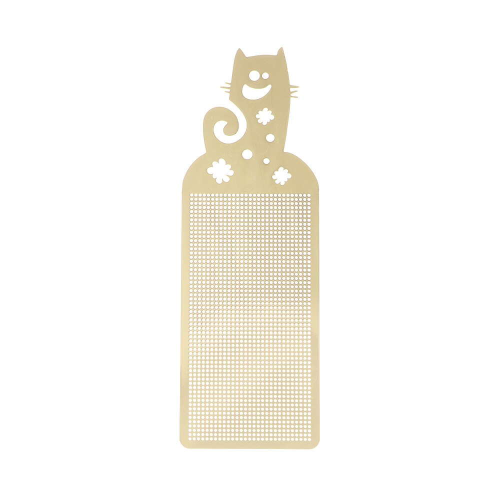1 Pc Vlinder Uil Diy Craft Kruissteek Bookmark Metalen Zilveren Gouden Handwerken Borduren Ambachten Geteld Cross-Stitching: Cat Gold