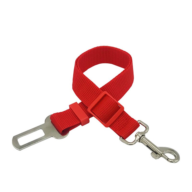 Intrekbare Verstelbare Dog Seat Belt Auto Voertuig Vaste Huisdier Aangelijnd Pet Seat Belt Dierbenodigdheden: Rood