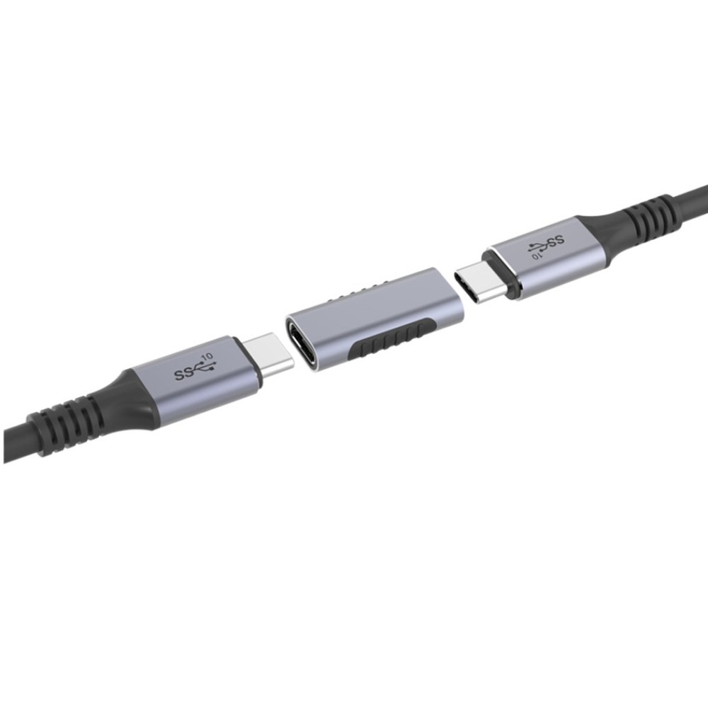 Female To Female USB C Coupler Adapter USB-C Coupler 100W USB Coupler Type-C Converter Full Functionality Charging