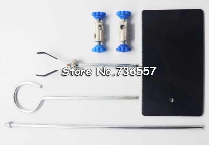 Metal Mini Lab Bracket Retort Support Stand Clip Clamp Flask Alcohol Bottle Laboratory Education Supplies Equipment High 30cm