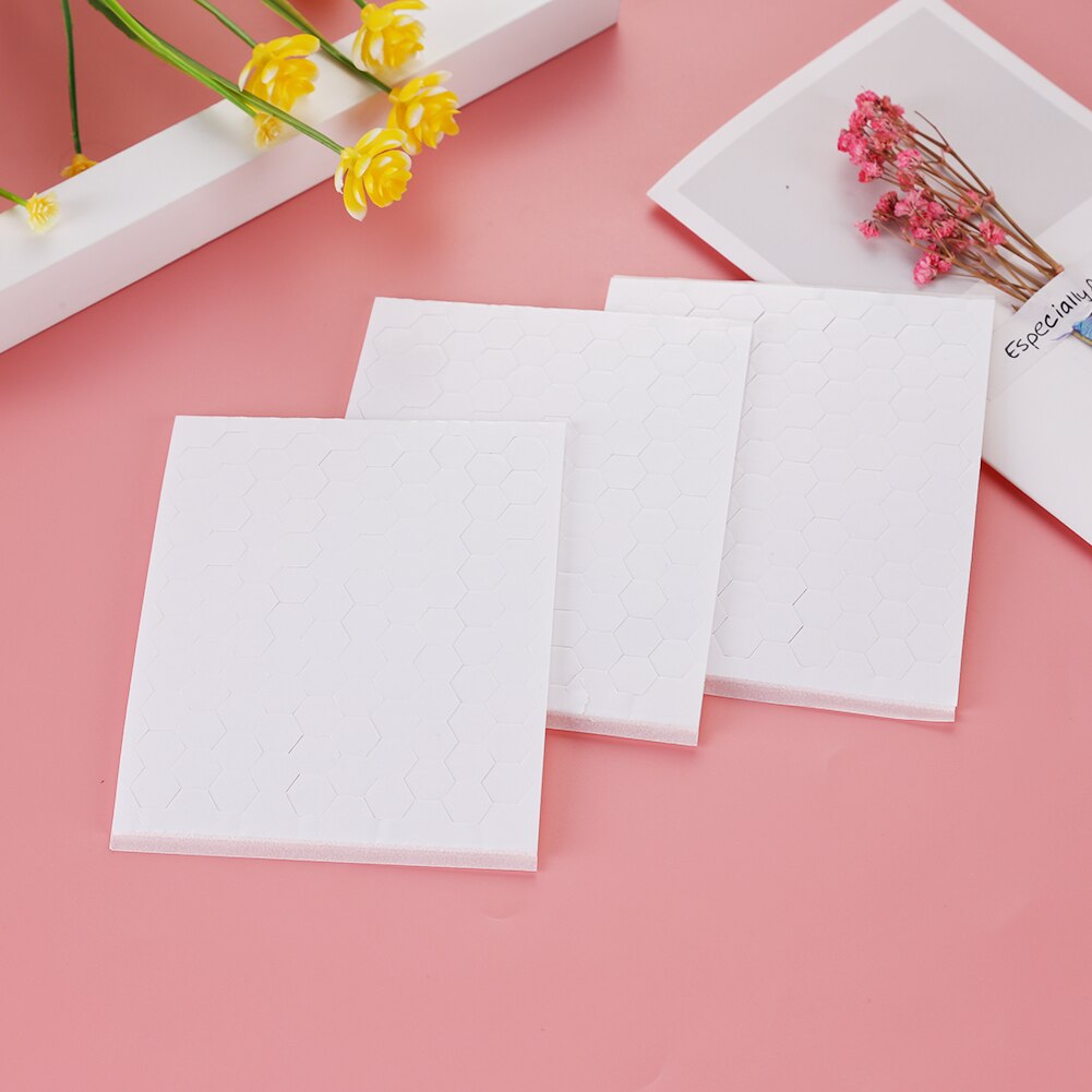 3PCS 3D Double-sided Foam Dots Hexagon Foam Strips Adhesives for DIY Shaker Card Making Scrapbooking Craft Supplies