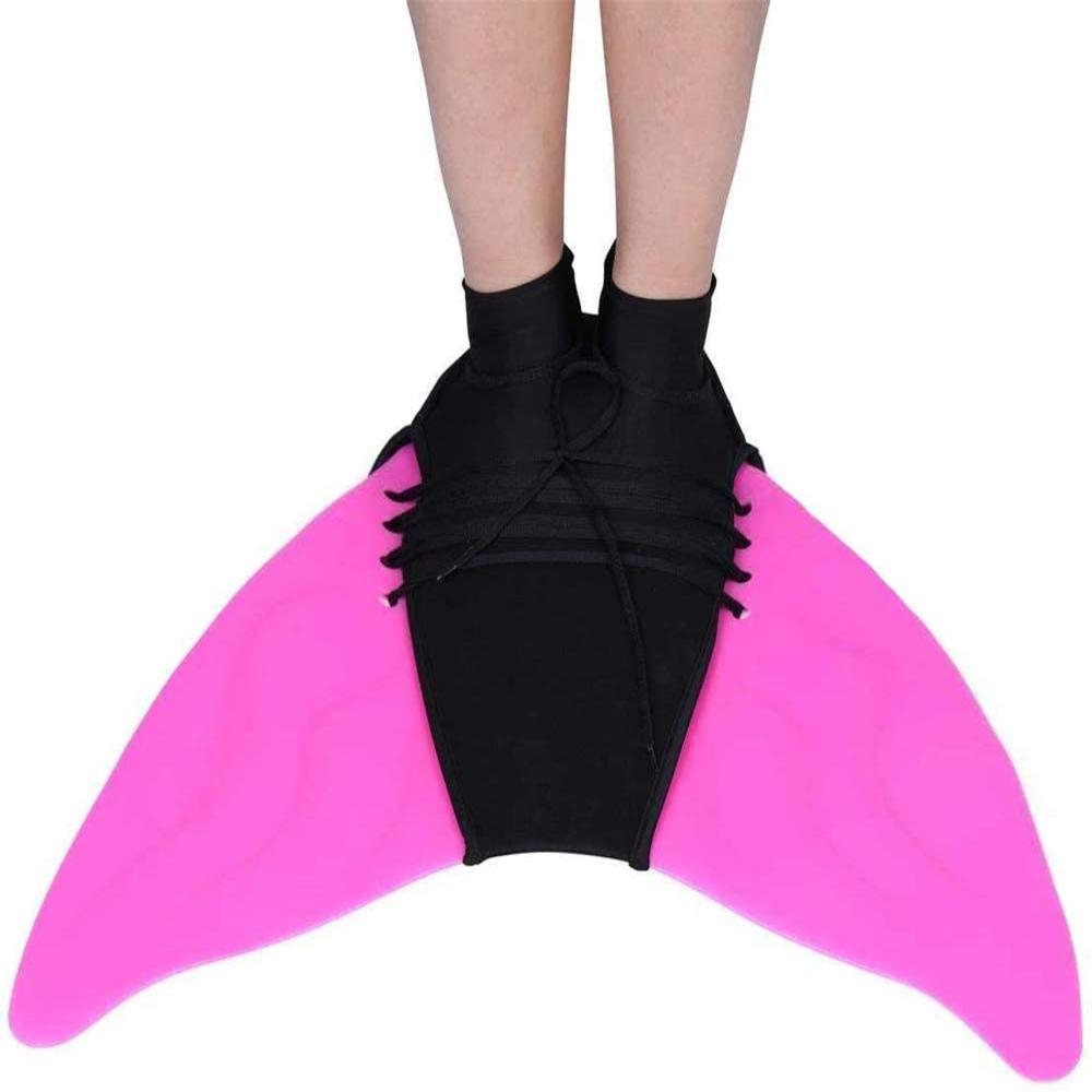 Zwembad Vinnen Voet Vinnen Zwemmen Vinnen Mermaid Tail Duiken Flippers Staart Monolithische Voet Zwemmen Apparatuur Voor Volwassenen/Kinderen