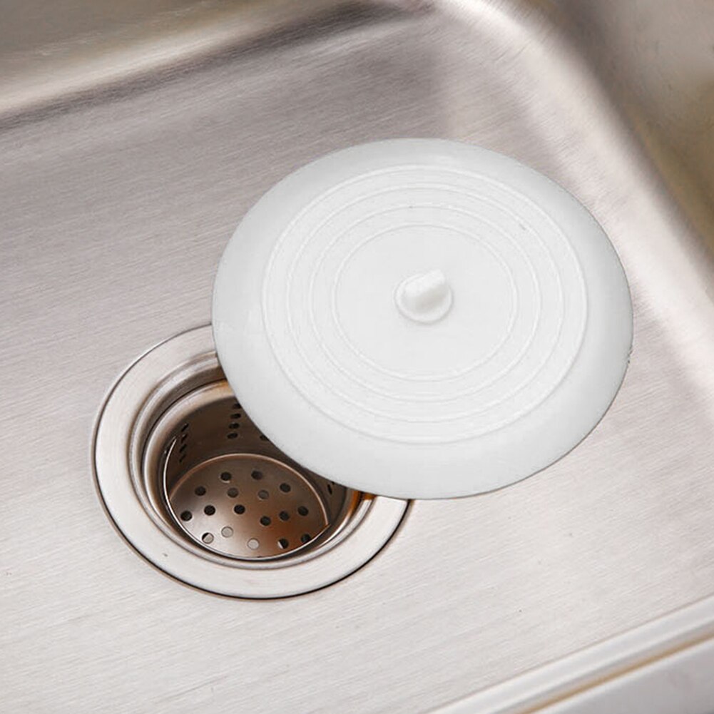 15cm Kitchen Floor Drain Cover Bathroom Drainage Port Anti-blocking Floor Drain Large Round Silicone Sink Strainer