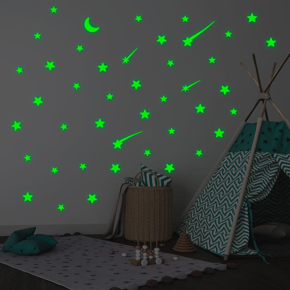 Wallstickers værelse dekoration soveværelse indretning til boligtilbehør bolig til børn estrellas brillan en la oscuridad naklejki