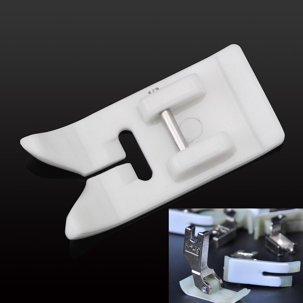 Leather Pressure Foot Non-Stick On Sewing Presser Presser Foot Household Sewing Machine Accessories 1 Piece White