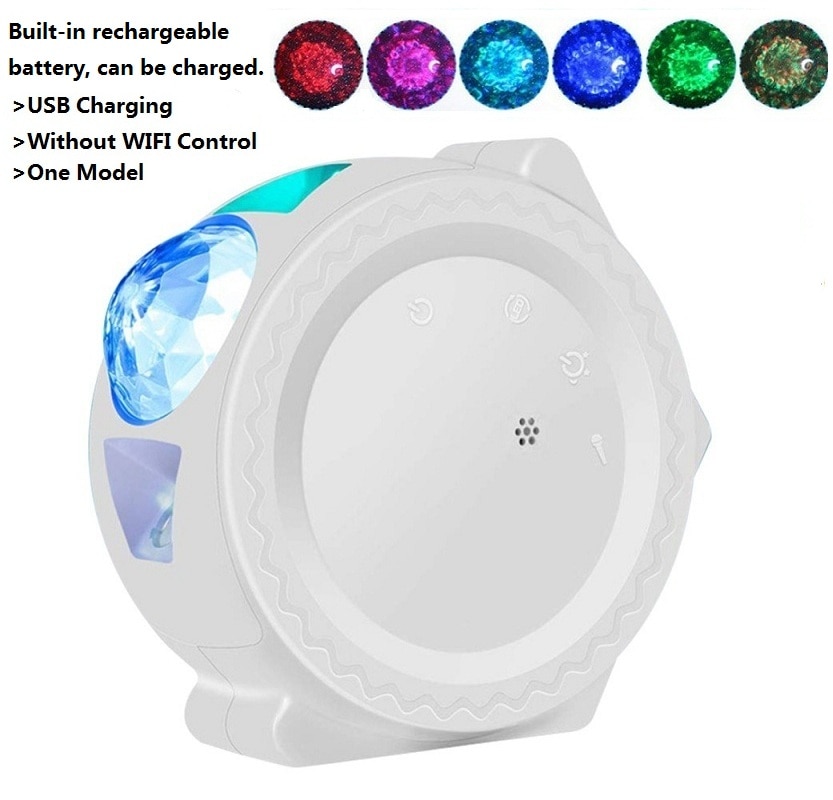Colorful Starry Sky Galaxy Projector Lamp Children Bedroom Star LED Night Light USB Charging Projection Lamp Kids
