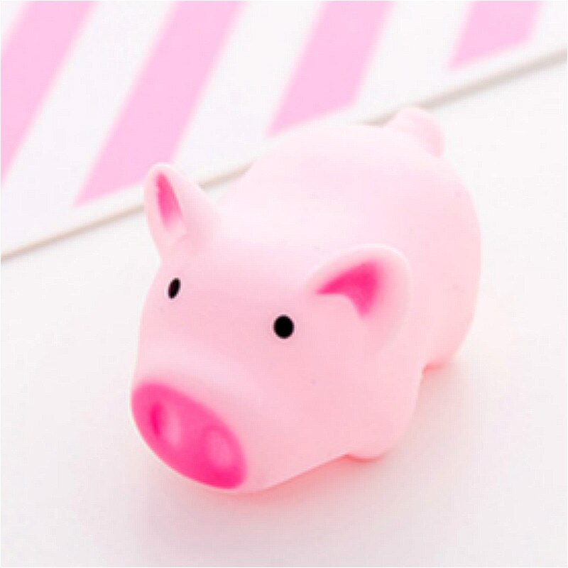 1pcs The Lovely Squeeze Toy Novelty Funny Animal Toys Party Favors Supplies Stress Relief Toy: Pinky Pig