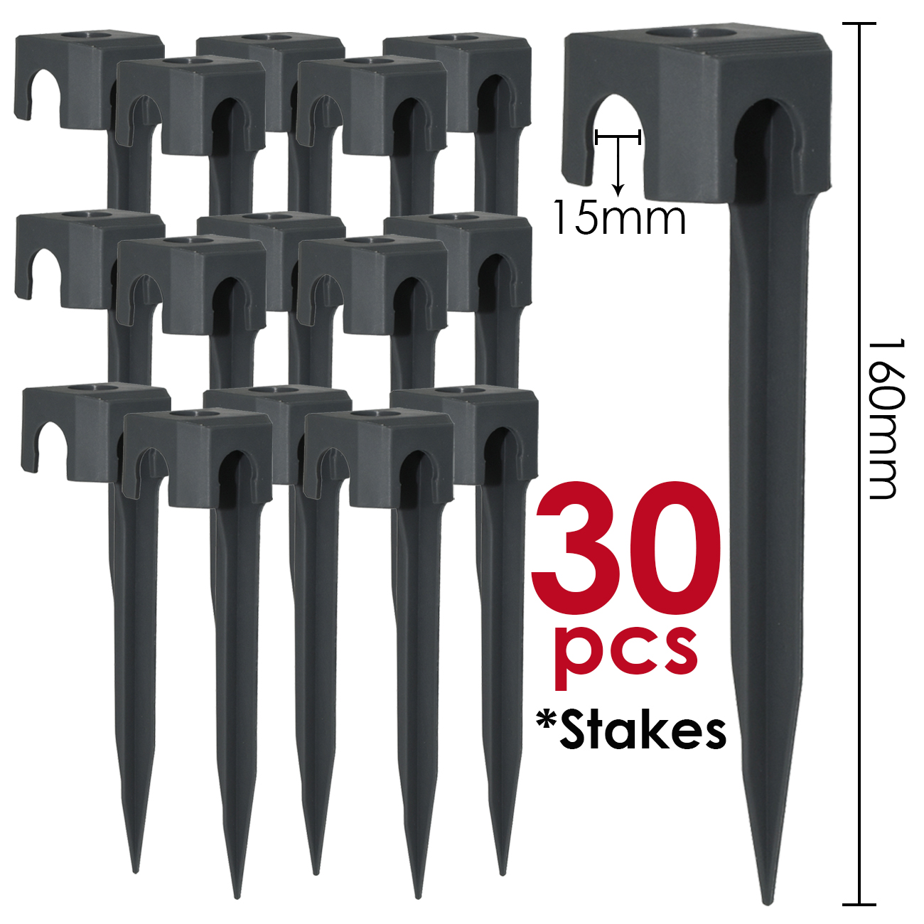 5M-30M 360° Bendable Mist Brass Cooling Sprinkler Self-priming Pump Watering System Quick Push-in Connector Drip Irrigation Kits: SKY BLUE