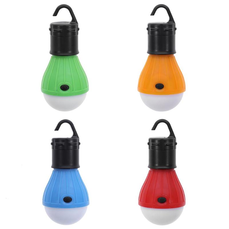 mini utendørs 3 ledet 800lm camping telt pære lys nødlampe utendørs underholdning telt pære belysning