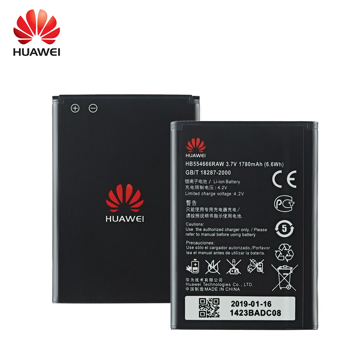 100% Orginal Huawei HB554666RAW 1780mAh Battery For HUAWEI 4G Lte WIFI Router E5372 E5373 E5375 EC5377 E5330 Batteries