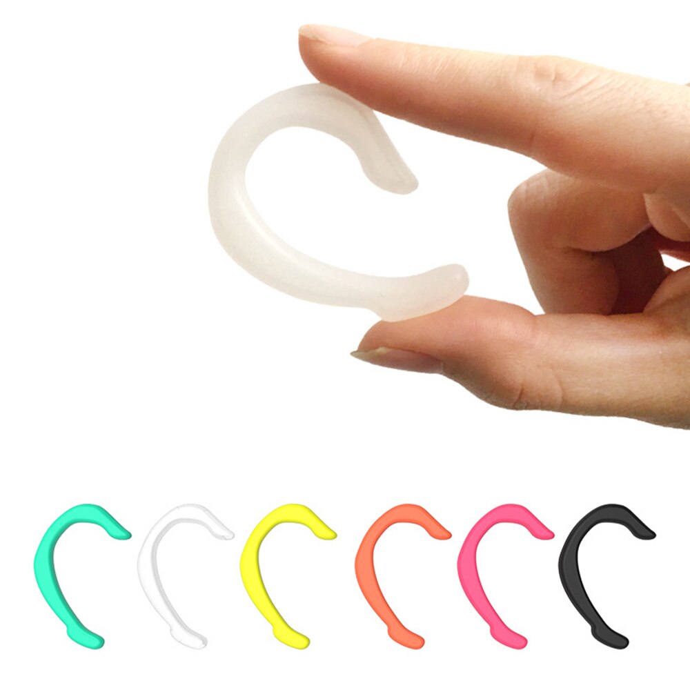 Mascarilla Universal de Gel de sílice, orejeras de silicona reutilizables, ganchos para las orejas cómodos, suministros de gancho, 1 par
