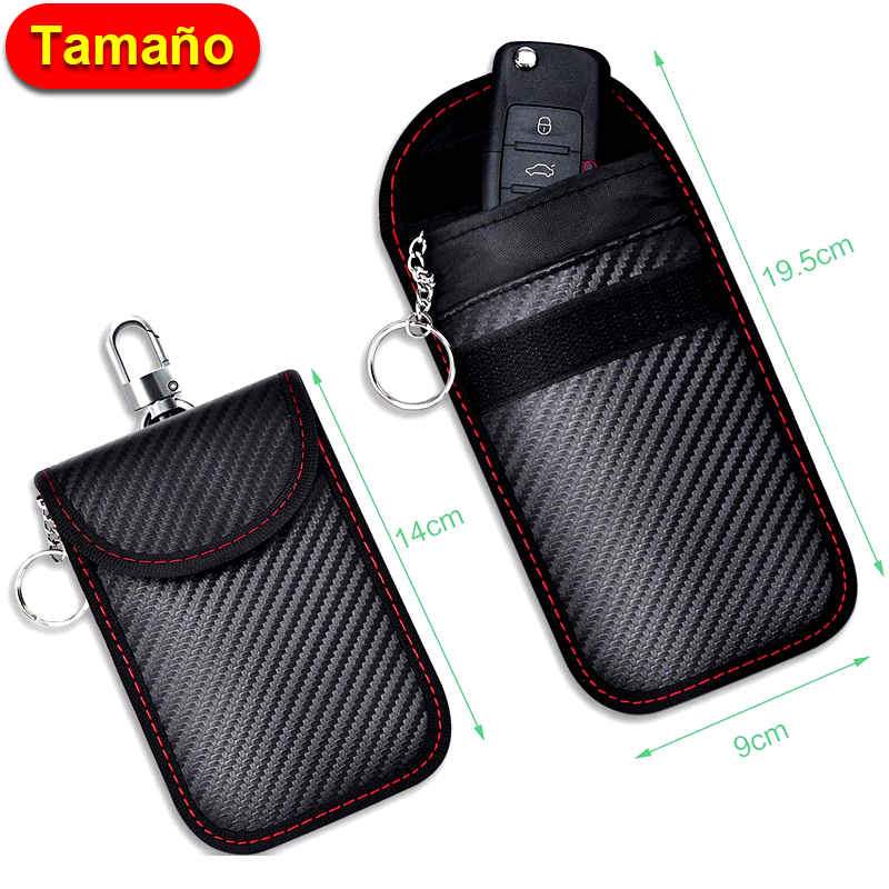 Car Key Case Bag Car Security Protection Pouch With Car RFID Signal Blocking, Anti-Theft Pouch, Anti-Hacking Case Blocker