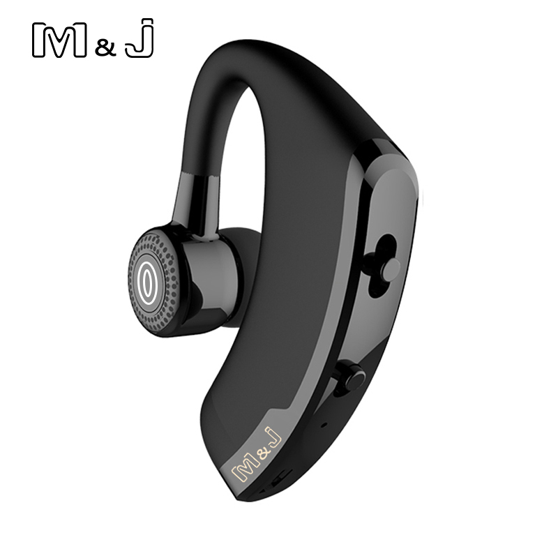 M & J V9 Handsfree Business Bluetooth Hoofdtelefoon Met Microfoon Voice Control Draadloze Bluetooth Headset Voor Drive Noise Cancelling: Default Title