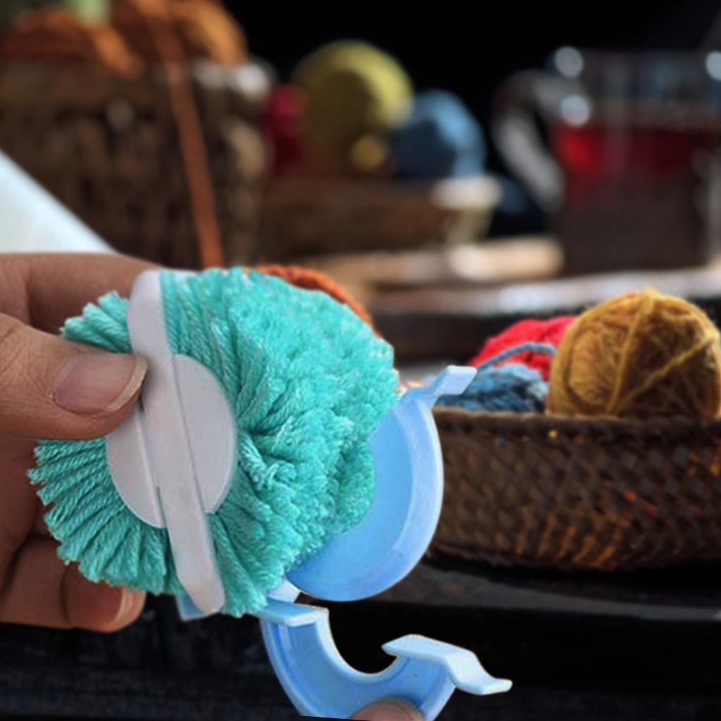 4pcs Diy Wool Knitting Ball Tool Kit For Children And Adults With Wool Woven Diy 4 Sizes #es