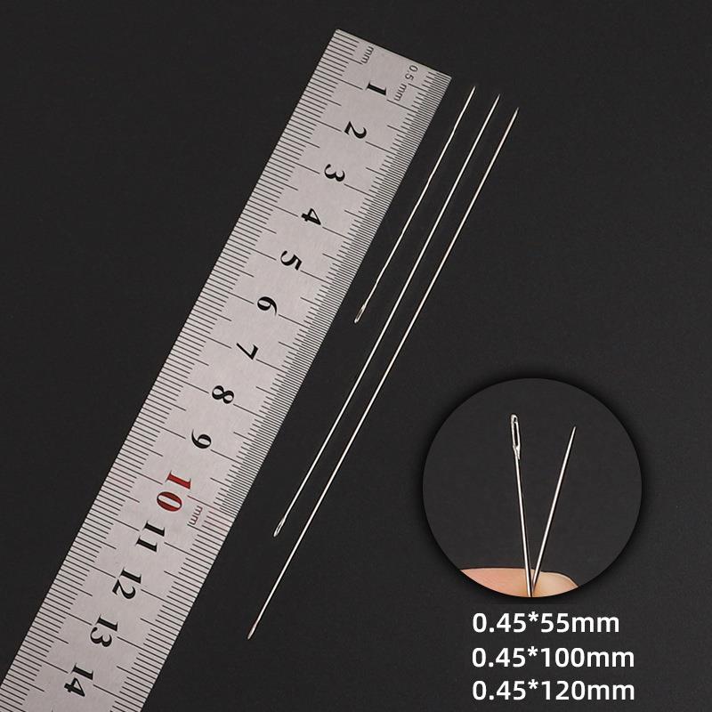30 Uds. Agujas de Metal para cuentas, collar, pulsera, herramientas, alfileres de aguja de rosca automática de acero inoxidable para suministros de joyería: Rosa