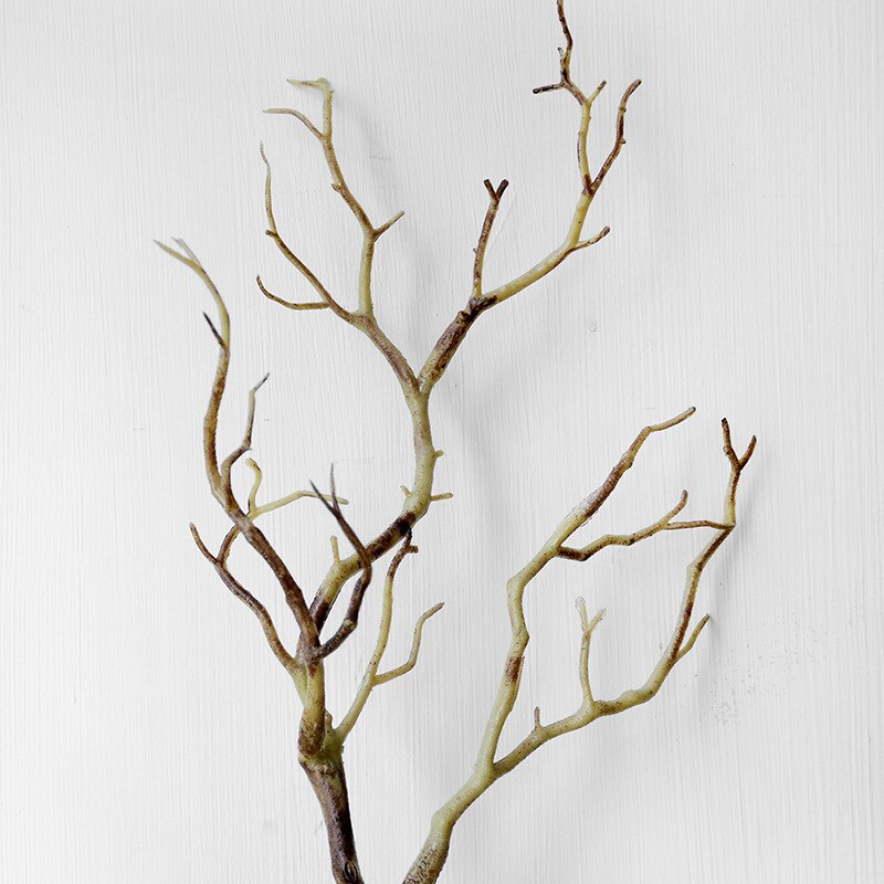 1 Pcs Grote Takken Bifurcated Plastic Decoratie Bloem Woondecoratie Takken Kunstbloemen Decoratie: brown