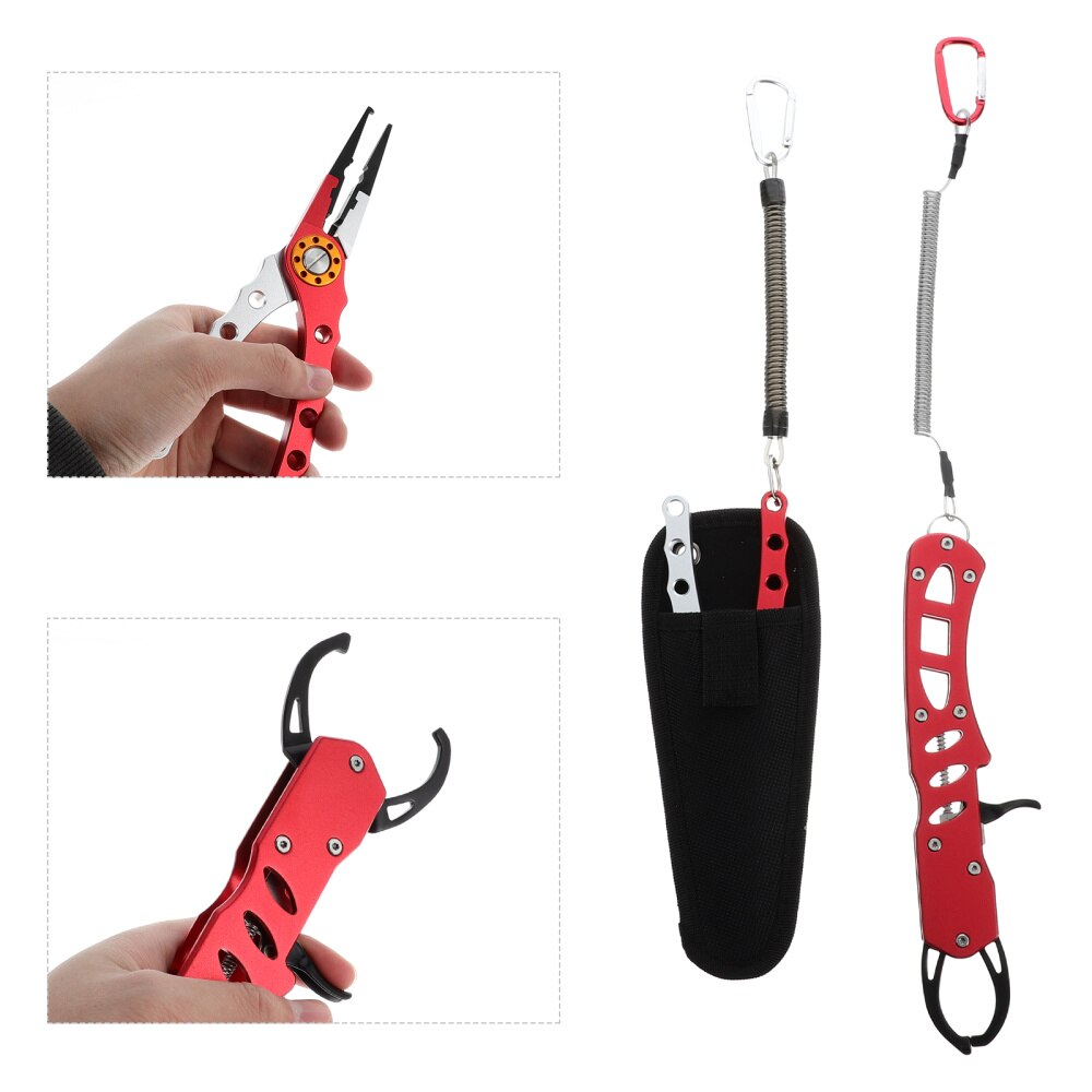 1 Set Multi-functional Fishing Tackle Fish Controller Practical Fish Pliers