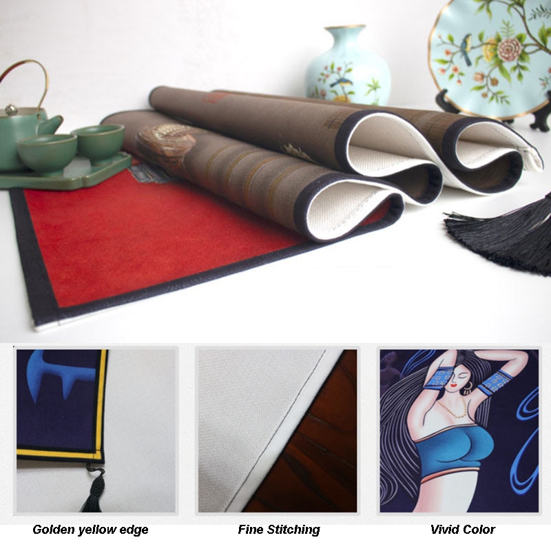 Tibetan Art Hanging Tapestry Velvet Cloth Scroll Painting Wall Pictures Home Tibet Bedroom Art Ethnic Decorative Wall Tapestries