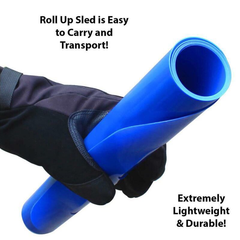 Safety Kids Snow Sled Snow Skiing Carpet Lawn Flying Carpet Winter Portable Folding Snowboard Roll Up Snow Sleds Kids Fun