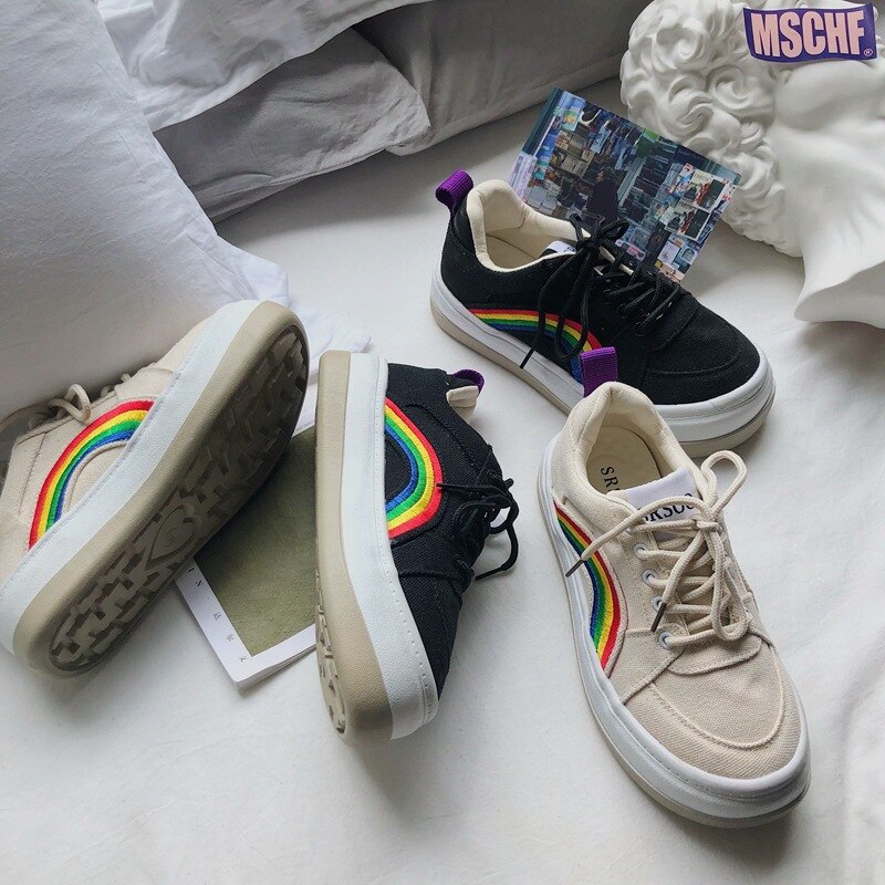 Dame lærred sko farve dame sko dame sneakers dame sko dame lav top canvas sko flade hvide sko