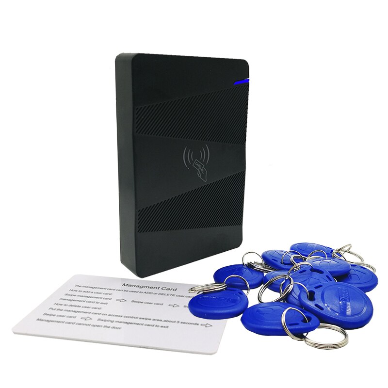 Cerradura de puerta Rfid EM impermeable, sistema de Control de acceso al aire libre, 125Khz: H2D-Blue Keyfobs