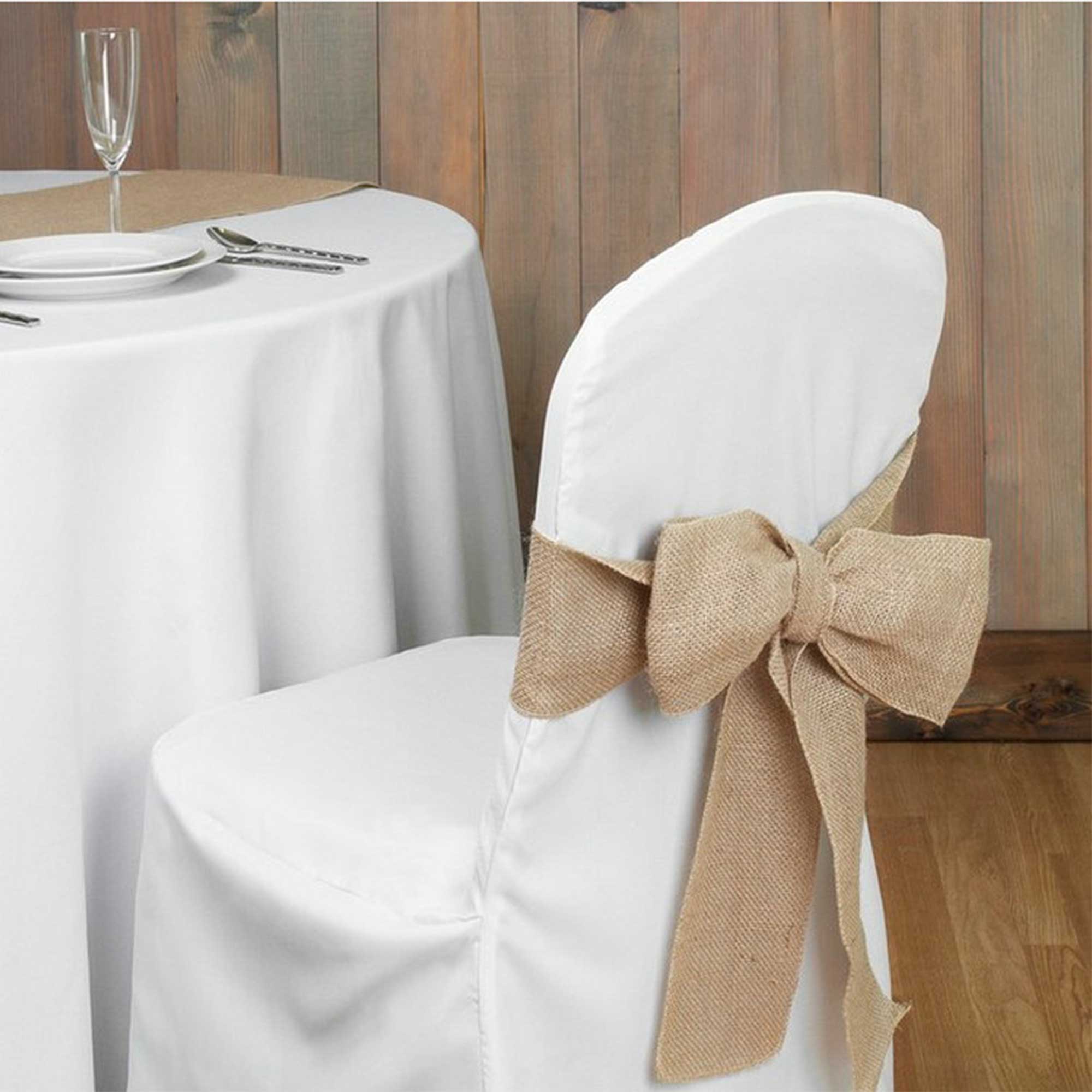 Camino de mesa Vintage de Yute Natural, camino de mesa moderno, arpillera rústica, decoraciones para boda, hogar, decoración para fiestas para montar, caminos de mesa de Navidad: 15X275CM