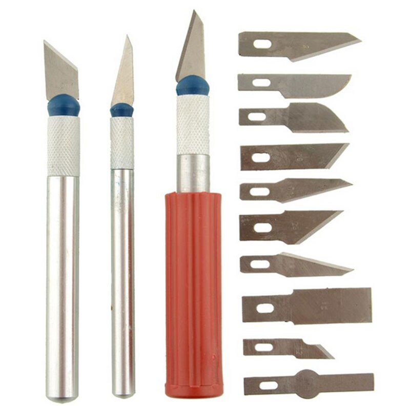 13pcs/Set Wood Carving Tools Fruit Food Craft Sculpture Engraving Scalpel DIY Cutting Tool DC156