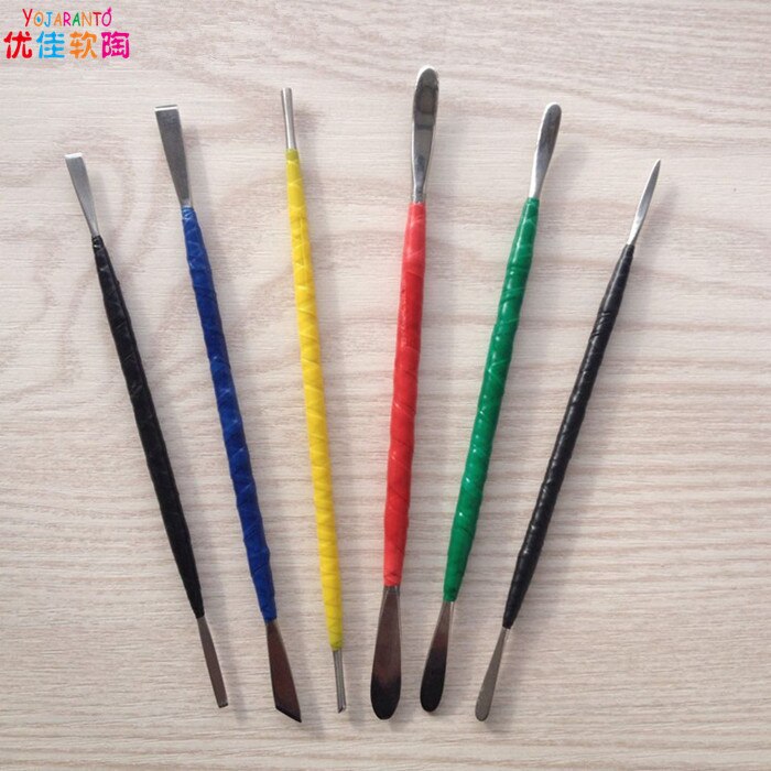 DIY Ceramic Clay Tool Kit Soft Pottery Sculpting Ceramic Colorful Sculpey Polymer Non-toxic Environmental: 03