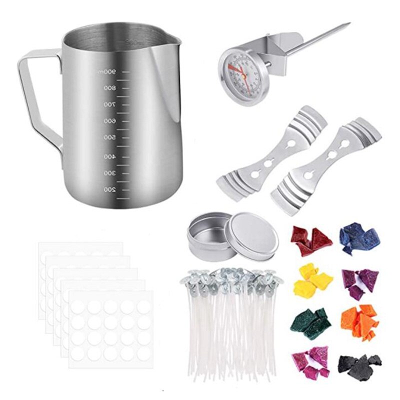 -DIY Candle Making Tool Kit,DIY Candles Craft Tools Candle Wick Candle Making Tool Suitable for Beginner Candle Making: Default Title