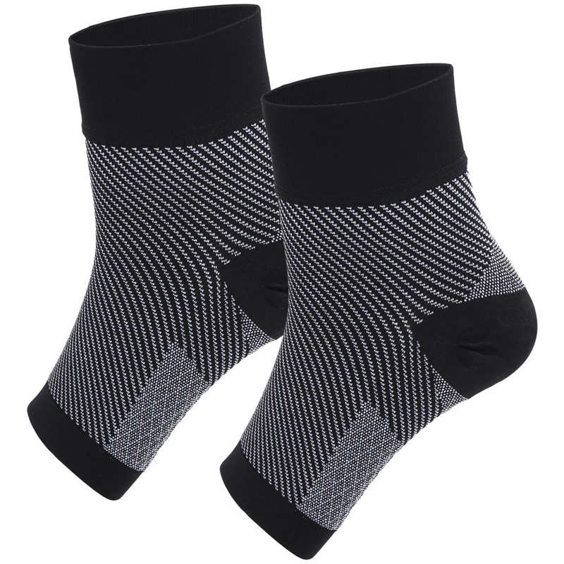 1 Paar Hak Ondersteuning Mouwen Sport Hak Beschermende Ondersteuning Sokken Voet Mouw Half Pijnbestrijding Compressie Sokken