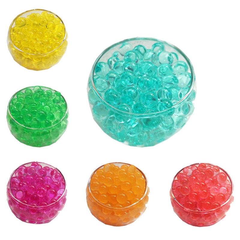 Crystal Soil Hydrogel Gel Polymer Water Beads Flower/Wedding/Decoration polymer Growing Water Balls Big Home Decor